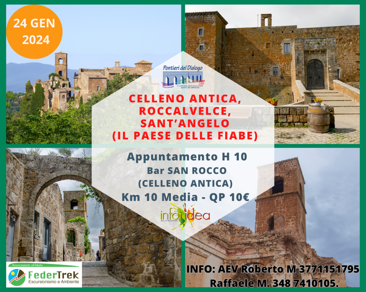 Le Escursioni del Mercoledì: Celleno antica, Roccalvelce, Sant’Angelo (il paese delle Fiabe)