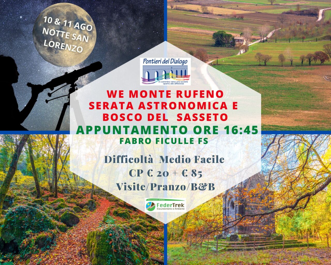 Notte di S. Lorenzo e non solo nella Riserva Naturale del Monte Rufeno