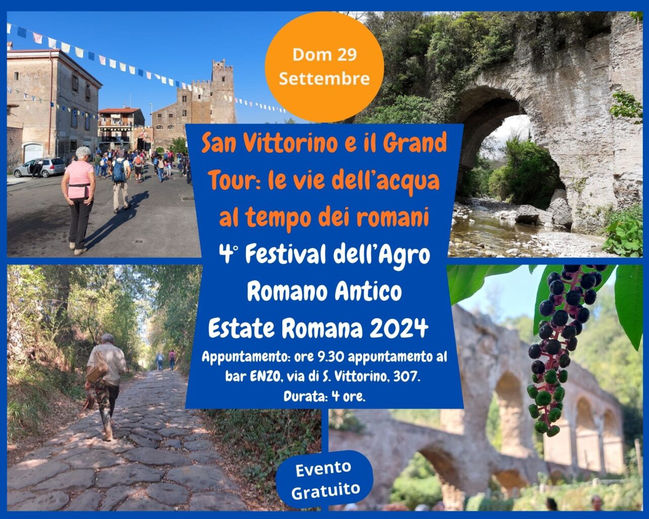 Evento Gratuito Estate Romana: San Vittorino e il Grand Tour, le vie dell’acqua al tempo dei romani