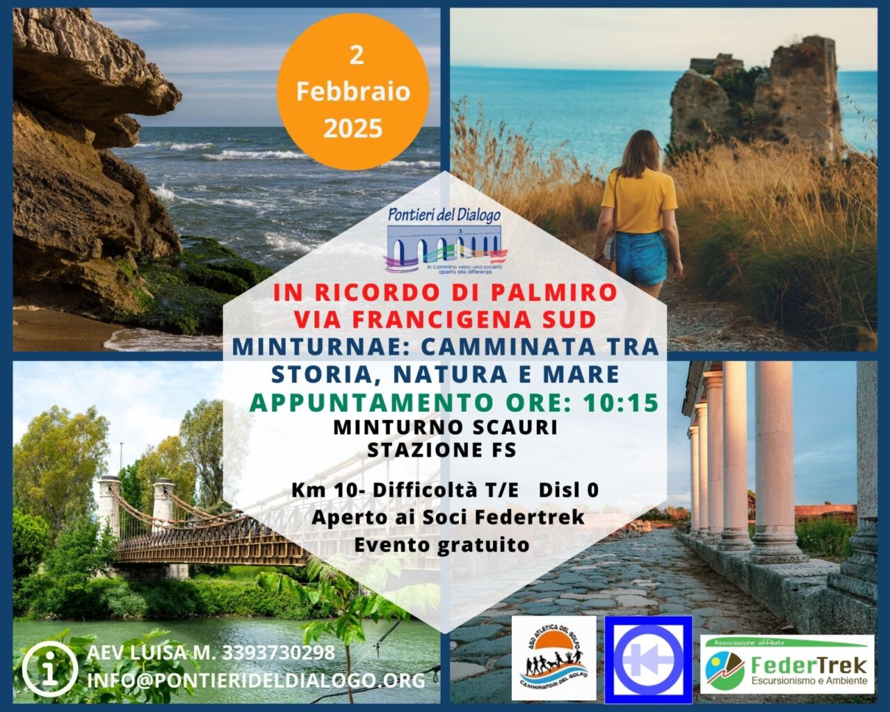 Evento: In Ricordo di Palmiro Via Francigena del Sud Minturnae